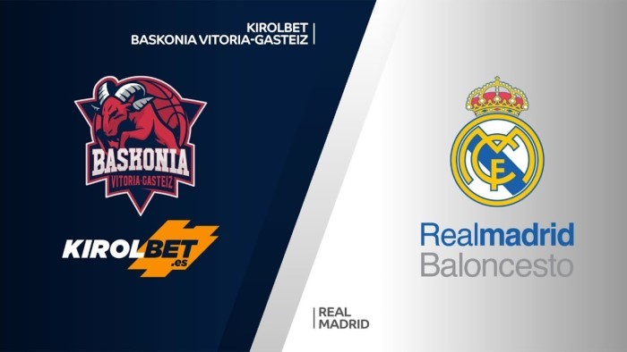 ONE88 TD Systems Baskonia vs Real Madrid – Nhận định, soi kèo bóng rổ 02h30 26/11/2021 – EuroLeague